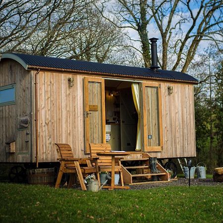 Вилла Little Ash Glamping - Luxury Shepherd'S Huts Ньютон Эбэт Экстерьер фото