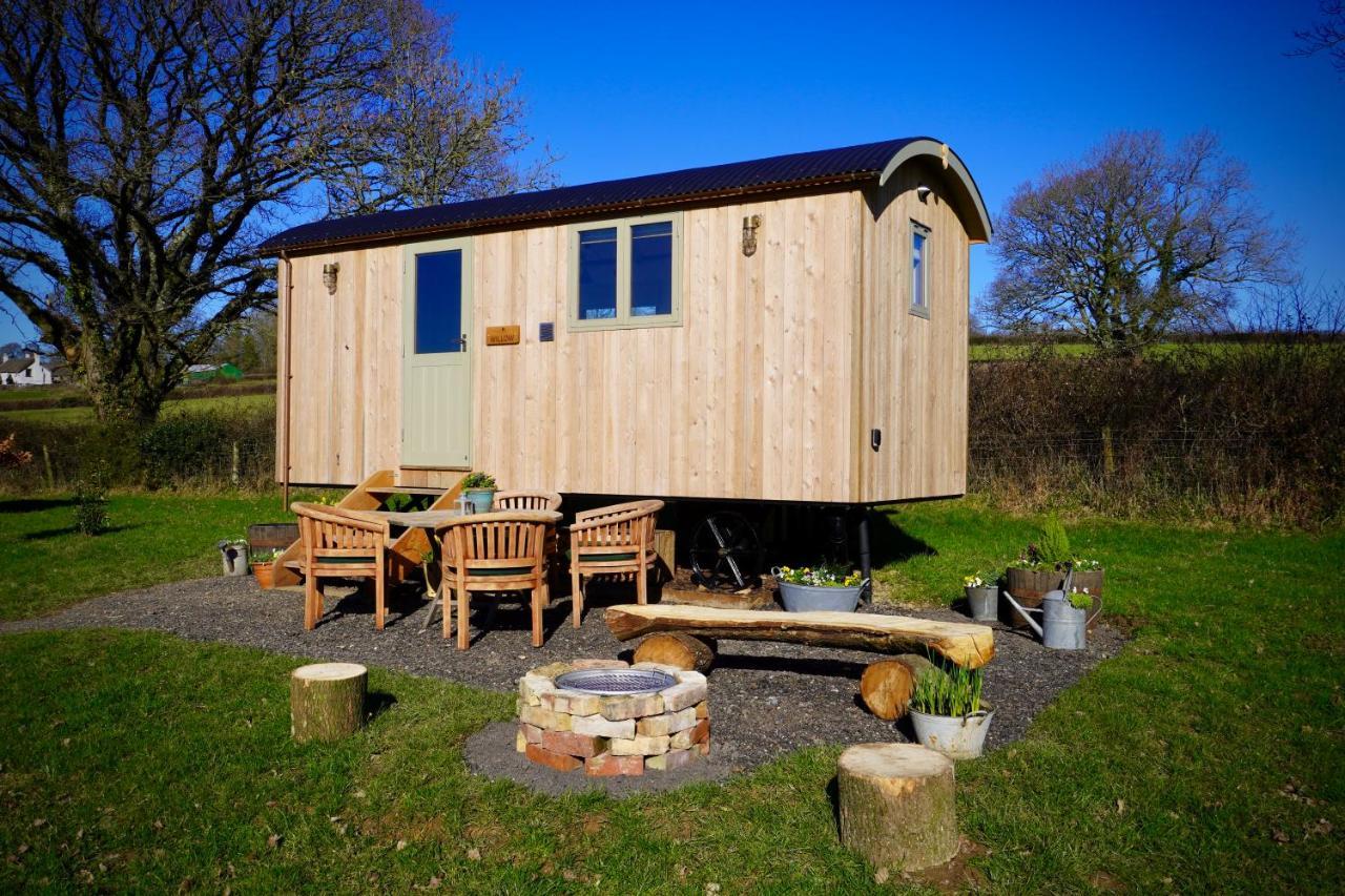 Вилла Little Ash Glamping - Luxury Shepherd'S Huts Ньютон Эбэт Экстерьер фото